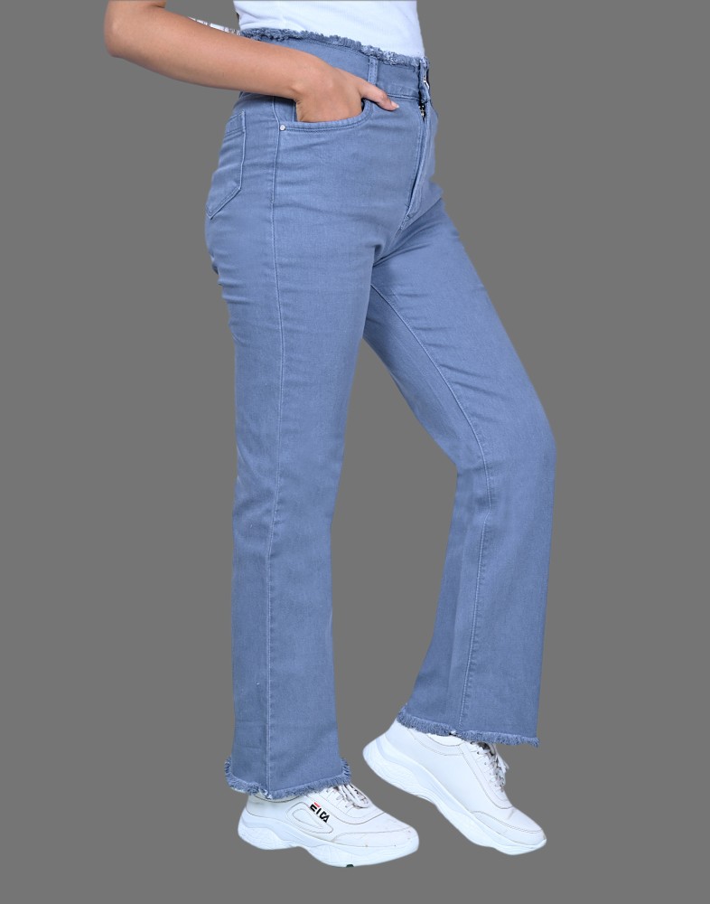 Trendylook Flared Women Grey Jeans - Buy Trendylook Flared Women Grey Jeans  Online at Best Prices in India