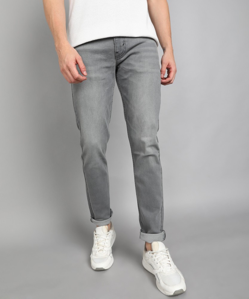 LEVI'S 512 Tapered Fit Men Grey Jeans
