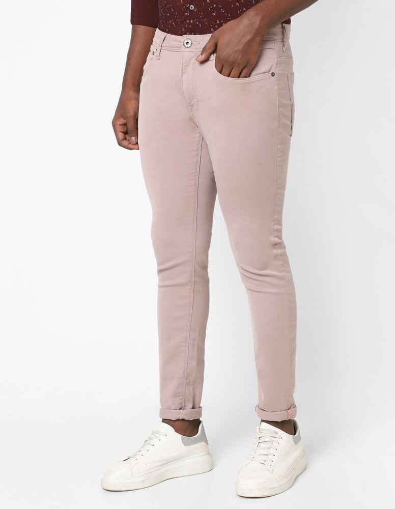 Pink skinny sale jeans mens