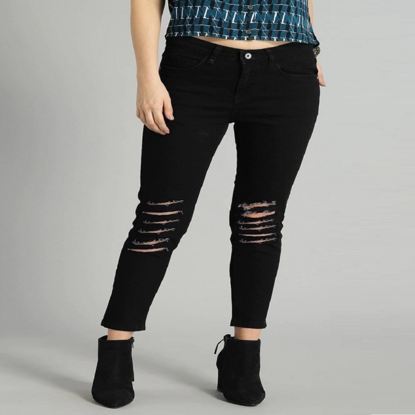 SheLook Skinny Women Black Jeans - Buy SheLook Skinny Women Black