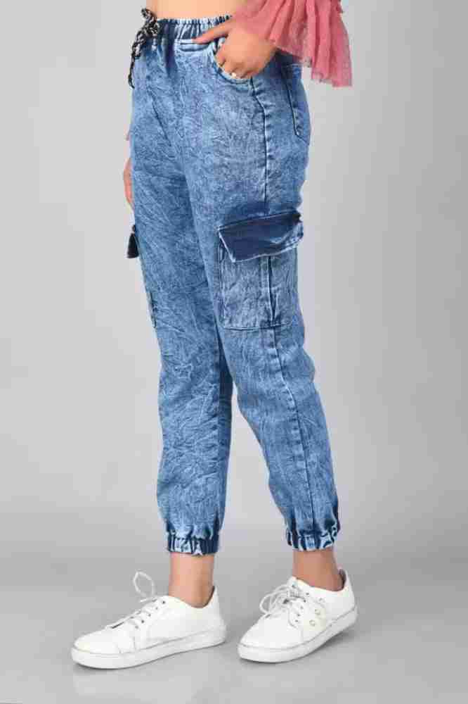 TIPKOO Jogger Fit Women Blue Jeans - Buy TIPKOO Jogger Fit Women