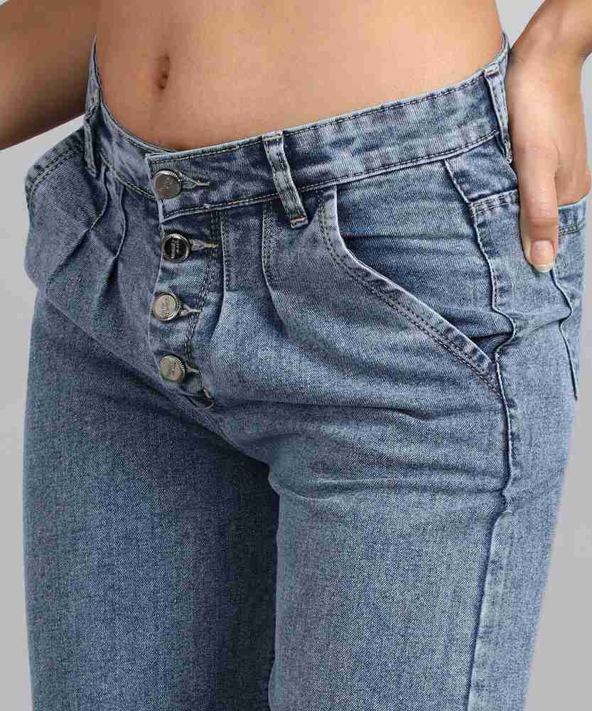 Glossia Boyfriend Women Light Blue Jeans - Buy Glossia Boyfriend Women  Light Blue Jeans Online at Best Prices in India