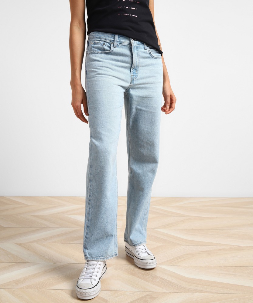LEVI'S LOOSE STRAIGHT WB Jogger Fit Women Blue Jeans - Buy LEVI'S LOOSE  STRAIGHT WB Jogger Fit Women Blue Jeans Online at Best Prices in India