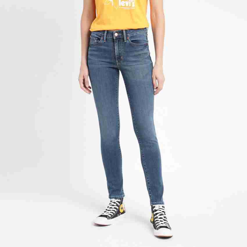 LEVI'S 711 Skinny Women Blue Jeans - Buy LEVI'S 711 Skinny Women