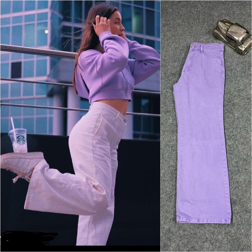 Style Stalking Annabelle Fleur  Black top outfit Fashion Purple pants  outfit