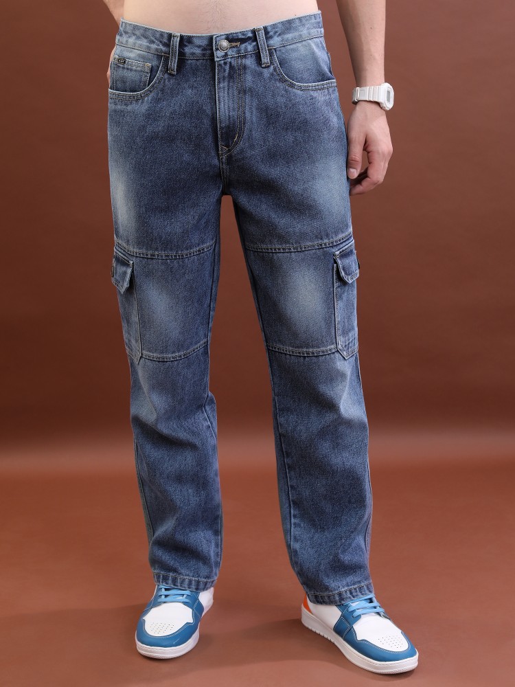 Men Slant Pocket Straight Leg Jeans In 2023 Denim Outfit, 52% OFF