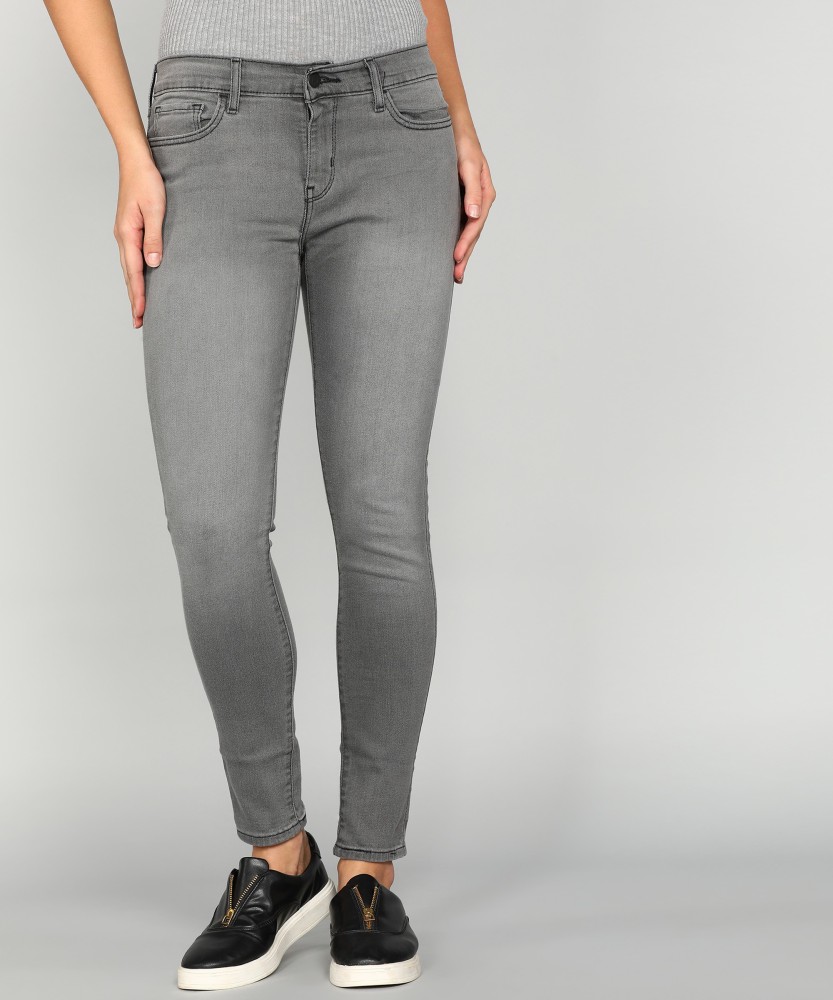 Levi's 710 super 2025 skinny grey