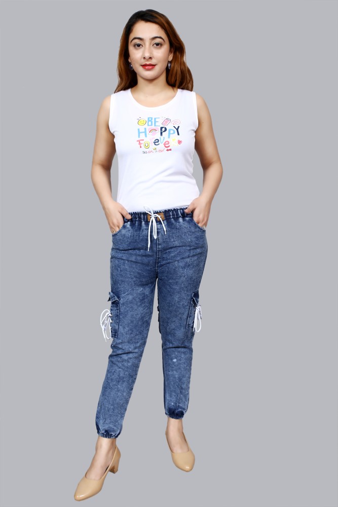 Belakiz Jogger Fit Women Light Blue Jeans - Buy Belakiz Jogger Fit