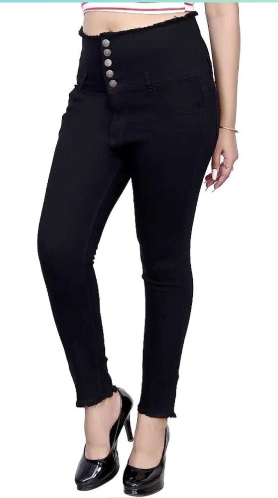 GETCROOKS Skinny Women Black Jeans - Buy GETCROOKS Skinny Women Black Jeans  Online at Best Prices in India