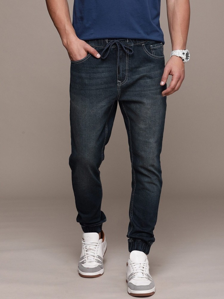 WROGN Jogger Fit Men Dark Blue Jeans Buy WROGN Jogger Fit Men Dark Blue Jeans Online at Best Prices in India Flipkart