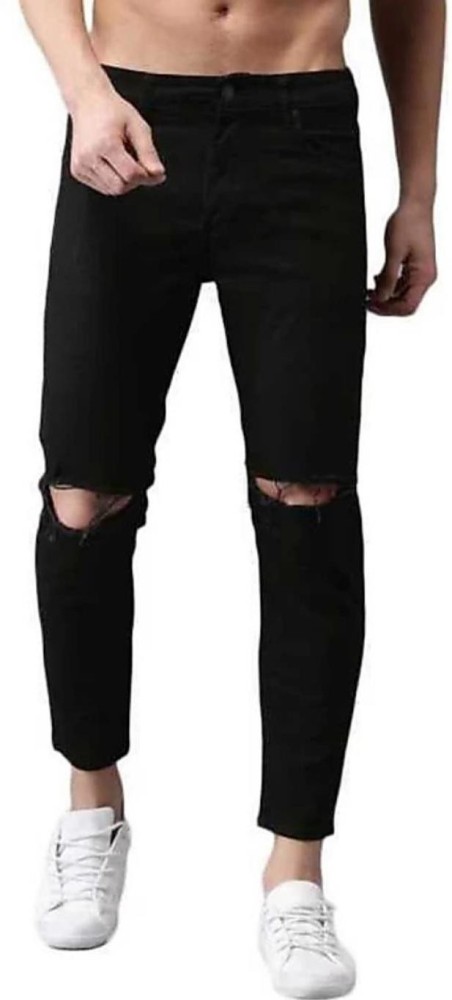 Black rough sales jeans for mens