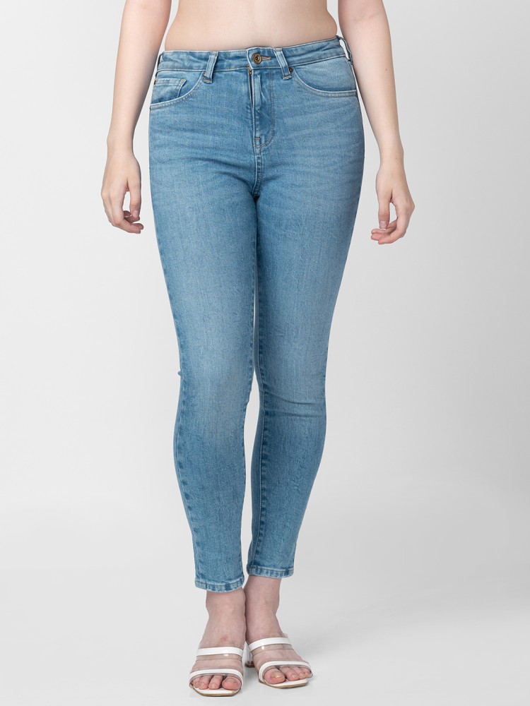 Buy Sky Blue Jeans & Jeggings for Women by Recap Online