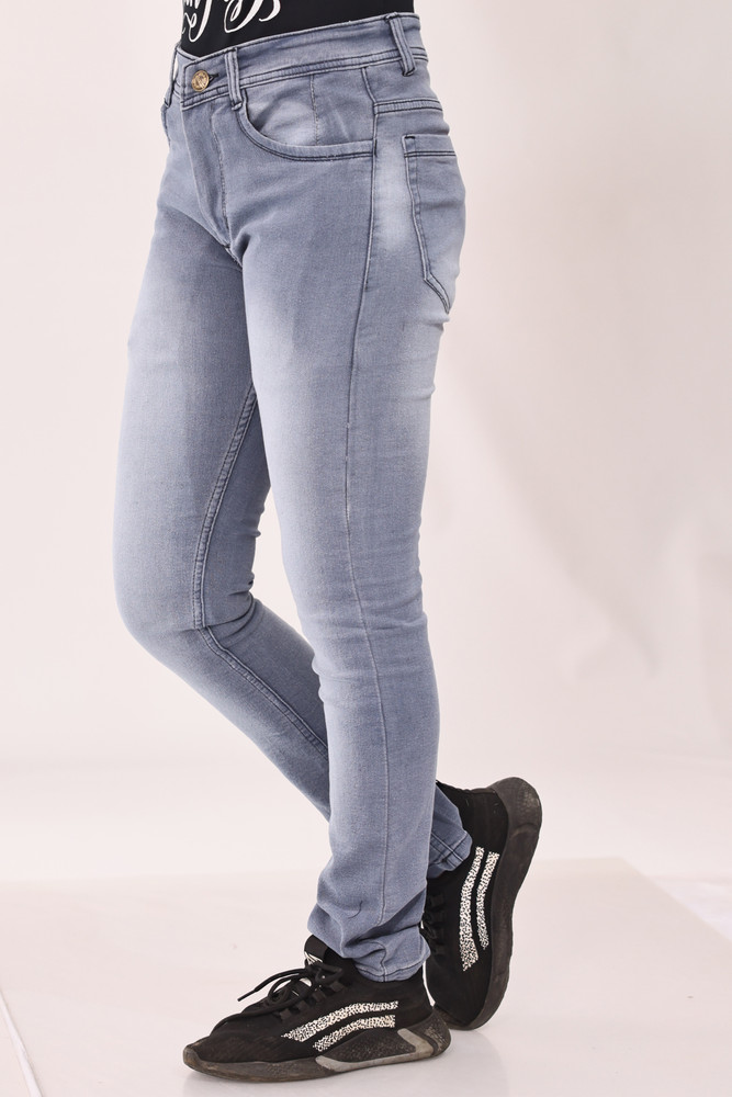 FOSEN Slim Men Silver Jeans