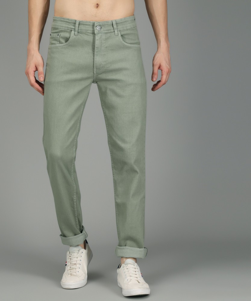 STUDIO NEXX Regular Men Light Green Jeans - Buy STUDIO NEXX