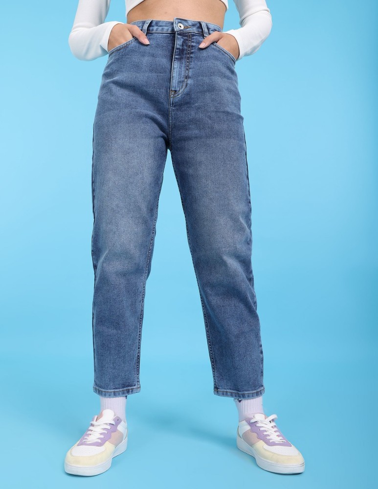 FLYING MACHINE Women Blue Jeans - Buy FLYING MACHINE Women Blue Jeans  Online at Best Prices in India