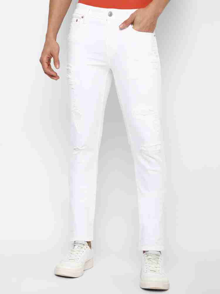 American Eagle Skinny Women White Jeans - Buy American Eagle