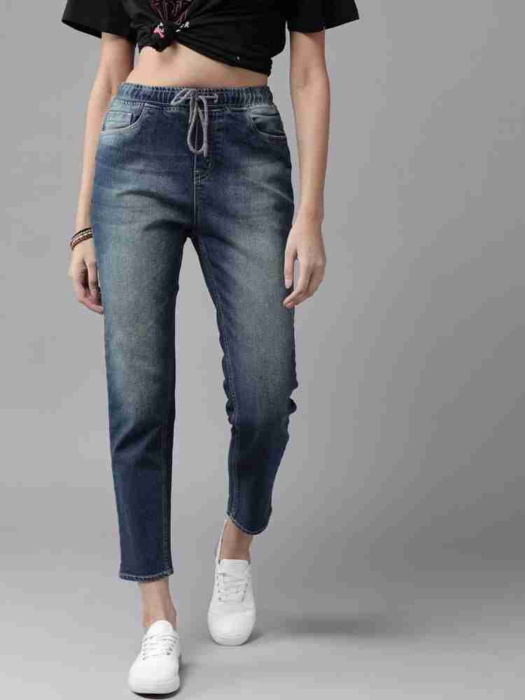 Roadster Jogger Fit Women Blue Jeans - Buy Roadster Jogger Fit Women Blue  Jeans Online at Best Prices in India
