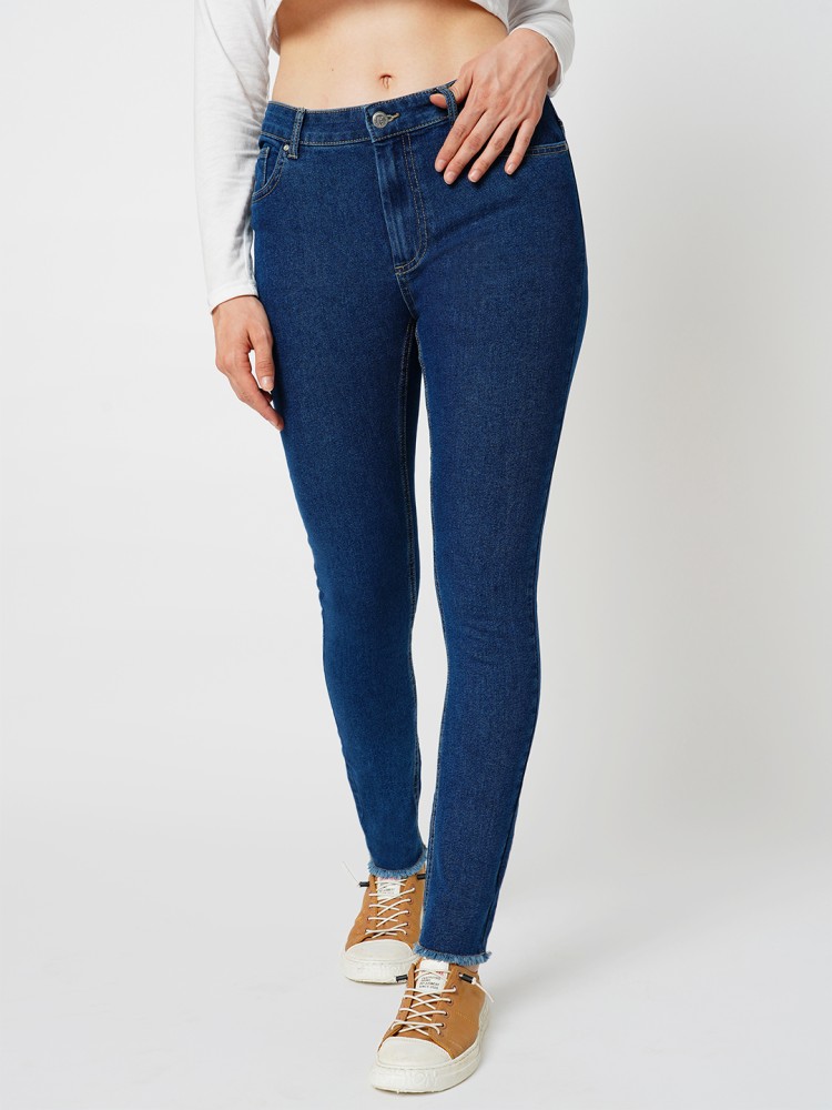 ONLY Skinny Women Blue Jeans - Buy ONLY Skinny Women Blue Jeans Online at  Best Prices in India