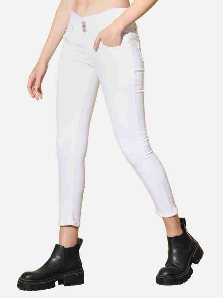 Buy online Grey Cotton Jeggings from Jeans & jeggings for Women by Fck-3  for ₹899 at 10% off