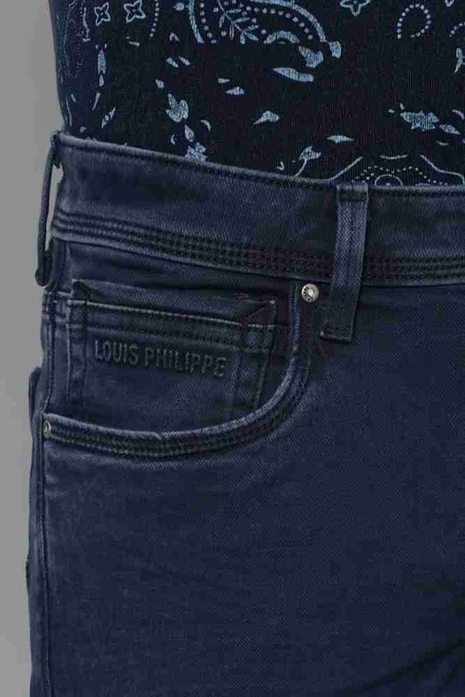 Louis Philippe Jeans Regular Men Dark Blue Jeans - Buy Louis