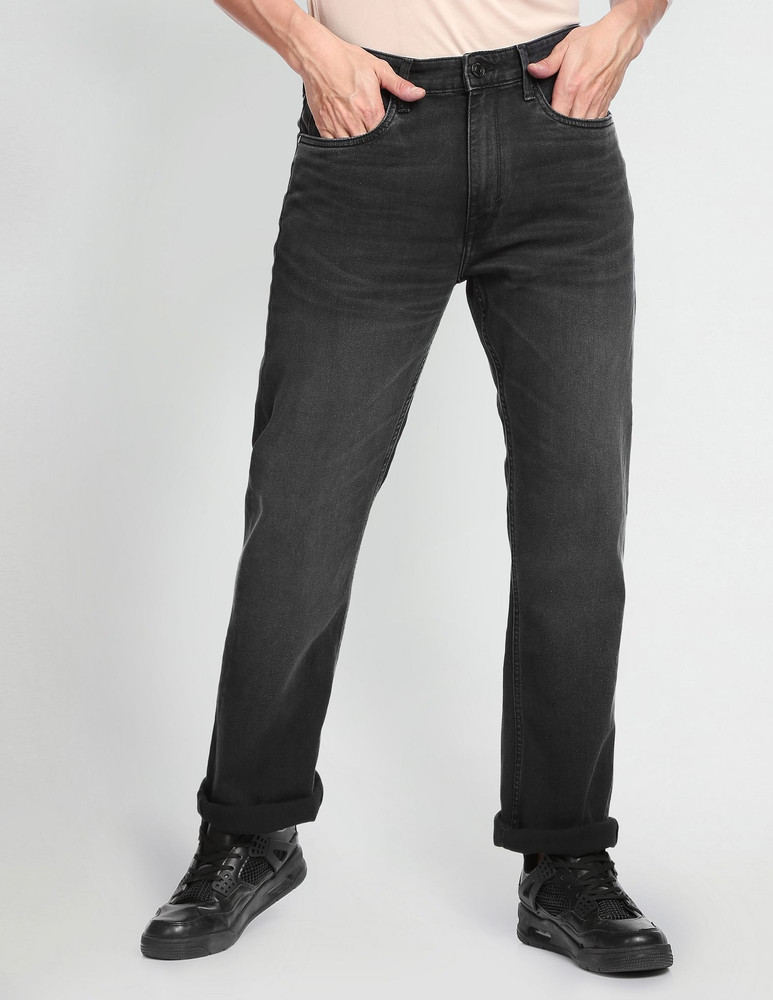 FLYING MACHINE Boot Leg Men Black Jeans Buy FLYING MACHINE Boot