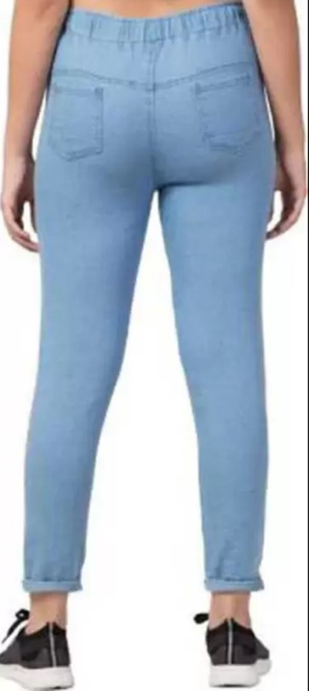 Buy online Blue Denim Jegging Combo from Jeans & jeggings for