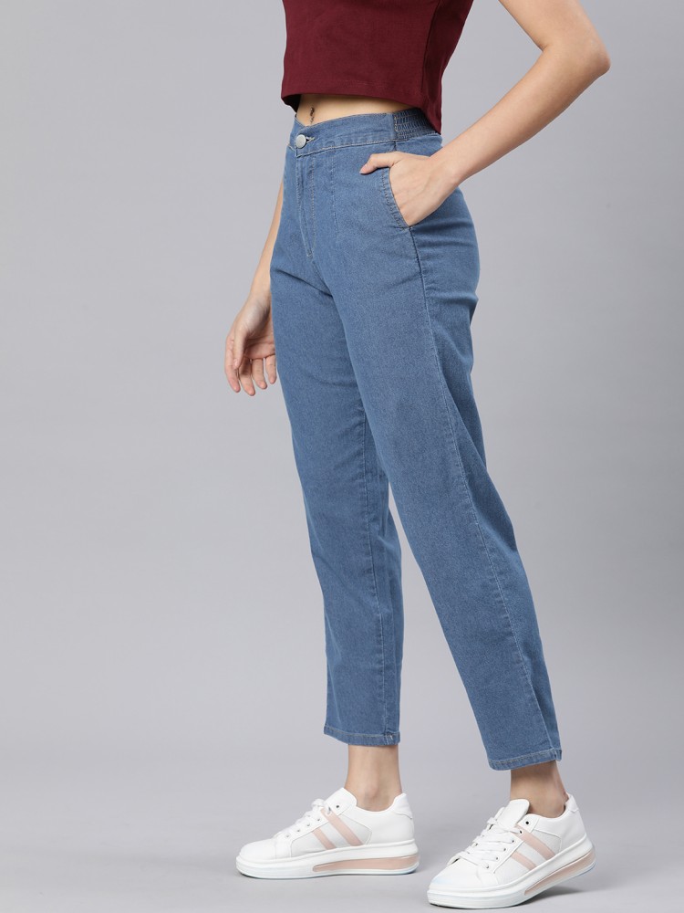 Buy ADBUCKS Women Blue Denim Slim Fit Stretch Jeggings Online at Best  Prices in India - JioMart.