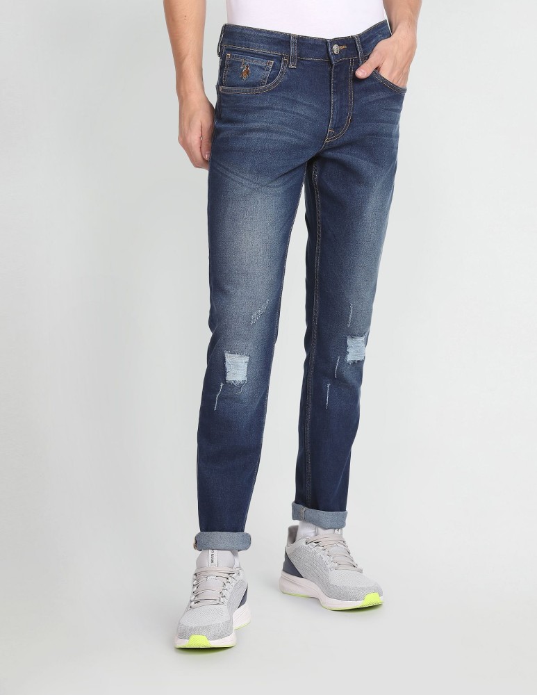 U.S. POLO ASSN. Slim Men Blue Jeans - Buy U.S. POLO ASSN. Slim Men Blue  Jeans Online at Best Prices in India