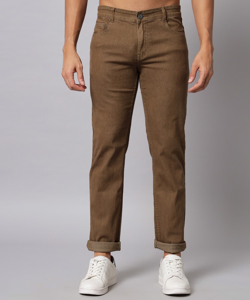 Buy Brown Bootcut Pants Online In India -  India