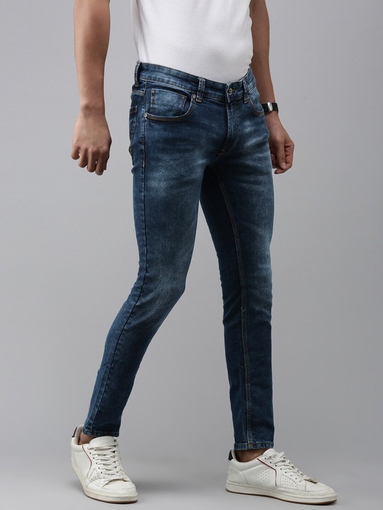 Spykar Super Skinny Men Blue Jeans Buy Spykar Super Skinny Men