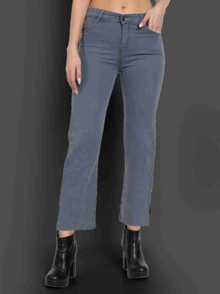 Trendylook Flared Women Grey Jeans - Buy Trendylook Flared Women Grey Jeans  Online at Best Prices in India