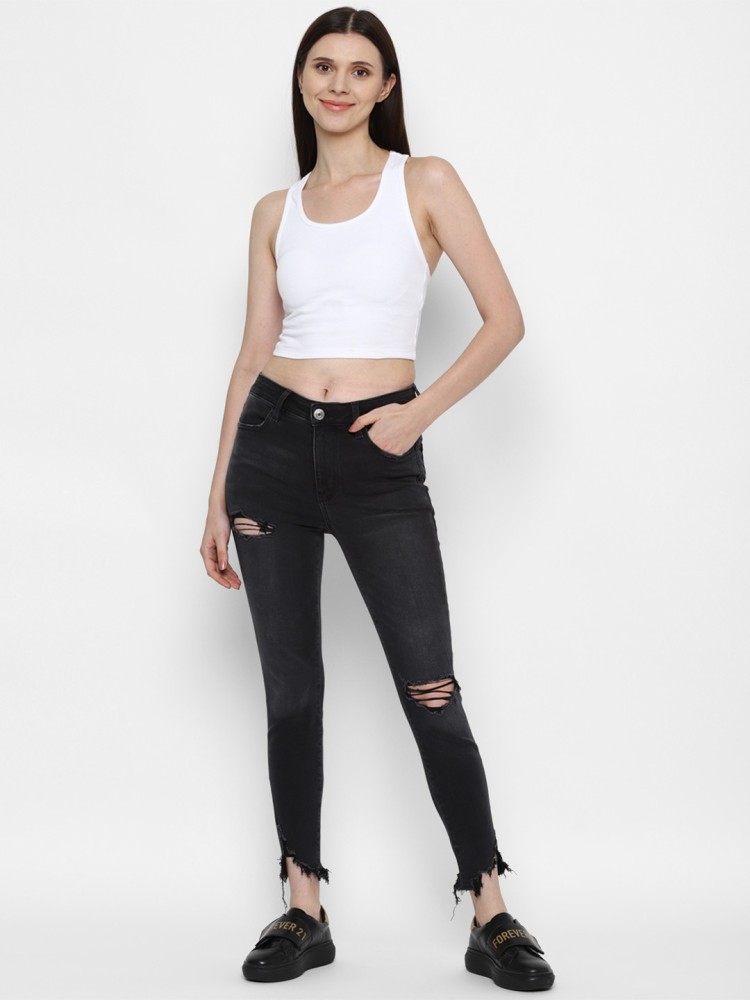 American Eagle Outfitters Slim Women Black Jeans - Buy American Eagle  Outfitters Slim Women Black Jeans Online at Best Prices in India