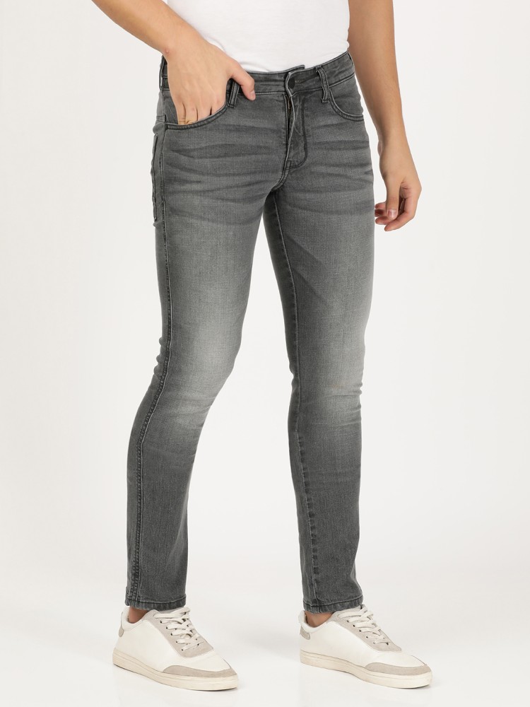 Wrangler Slim Men Grey Jeans - Buy Wrangler Slim Men Grey Jeans Online at  Best Prices in India