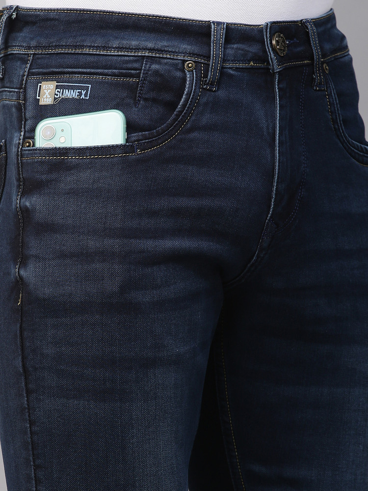 X SUNNEX THE X FACTOR Slim Men Dark Blue Jeans Buy X SUNNEX THE