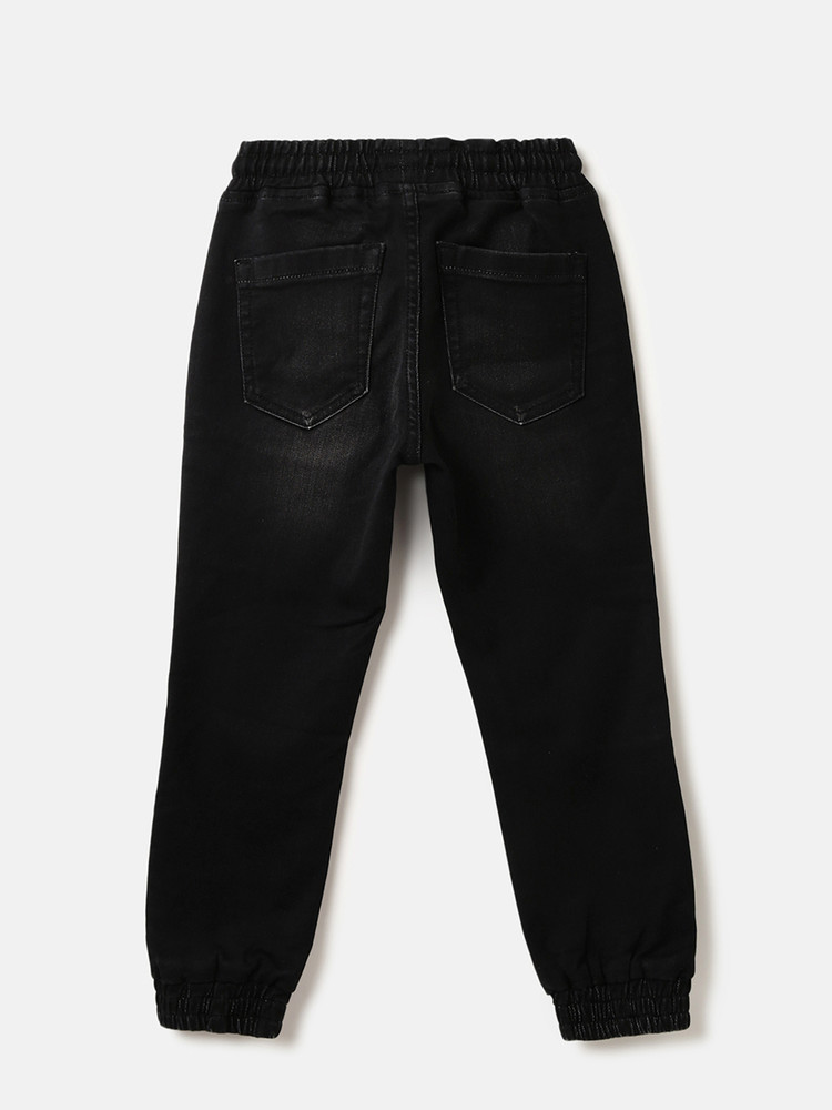 United Colors of Benetton Jogger Fit Boys Black Jeans Buy United