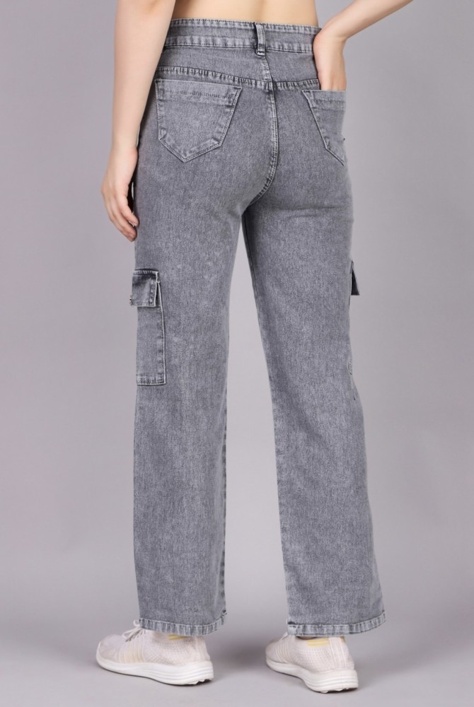 Trendylook Flared Women Grey Jeans - Buy Trendylook Flared Women Grey Jeans  Online at Best Prices in India