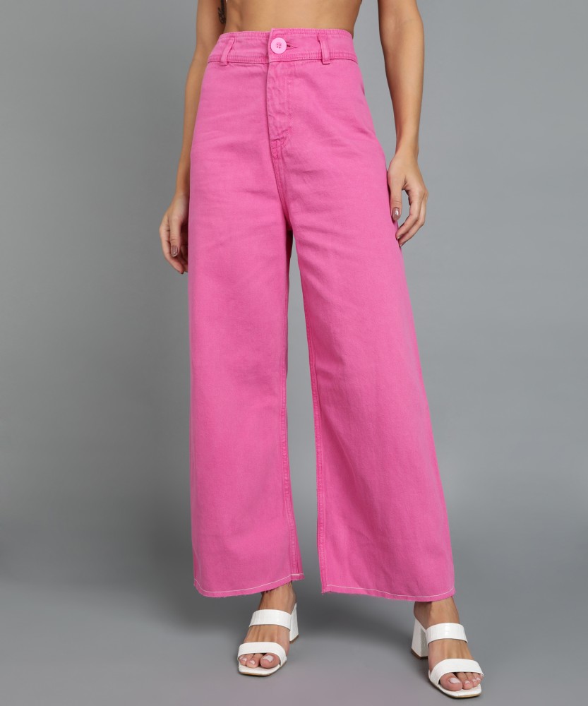 Jeans sales color pink