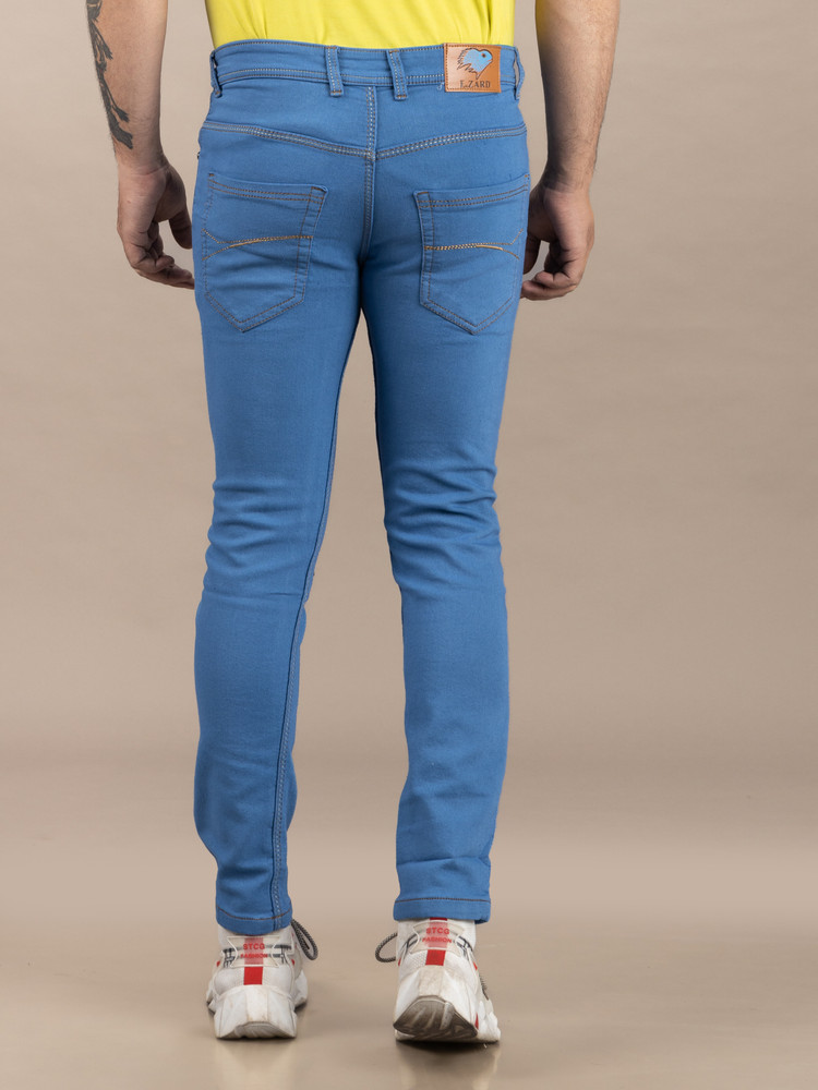 Lzard Slim Men Light Blue Jeans