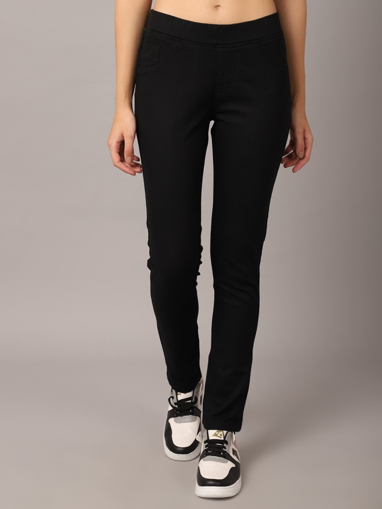 Cantabil Women Black Leggings