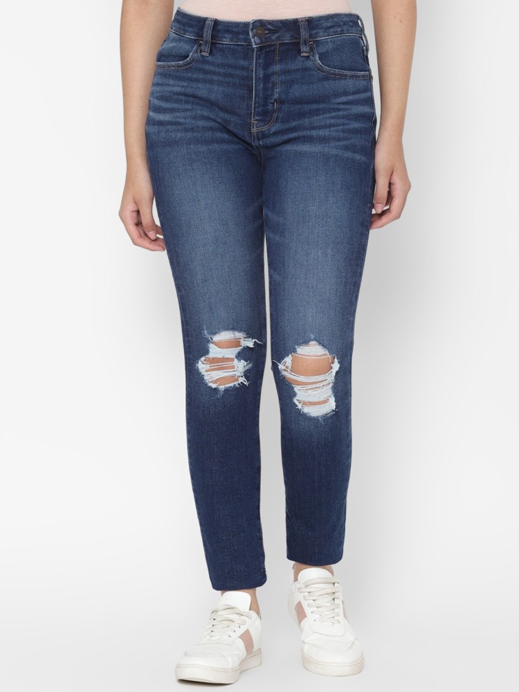 American Eagle AEO High Rise Skinny Jegging Blue Jeans Women's