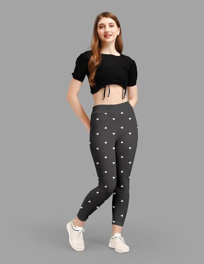 Printed jeggings on sale flipkart