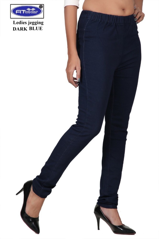 Buy FITWINGS Women's Demin Lycra Jeans I Skinny High Rise