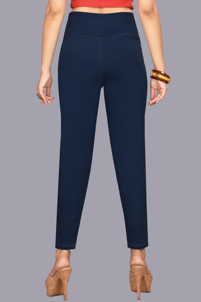 UNIQUEWXIN Blue Jegging Price in India - Buy UNIQUEWXIN Blue Jegging online  at