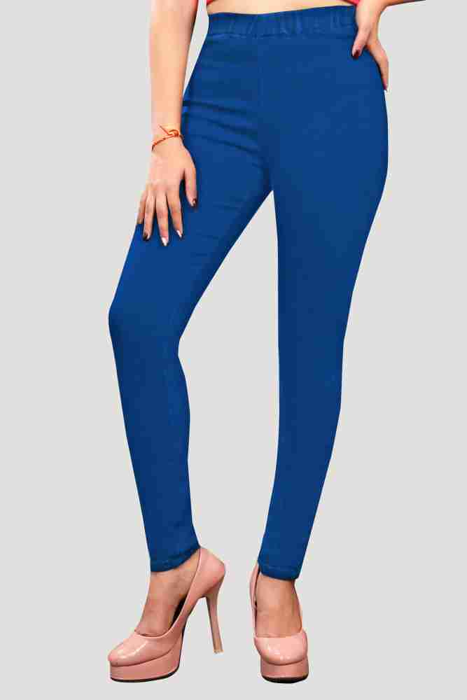 UNIQUEWXIN Blue Jegging Price in India - Buy UNIQUEWXIN Blue Jegging online  at