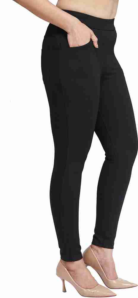 Black jeggings deals flipkart