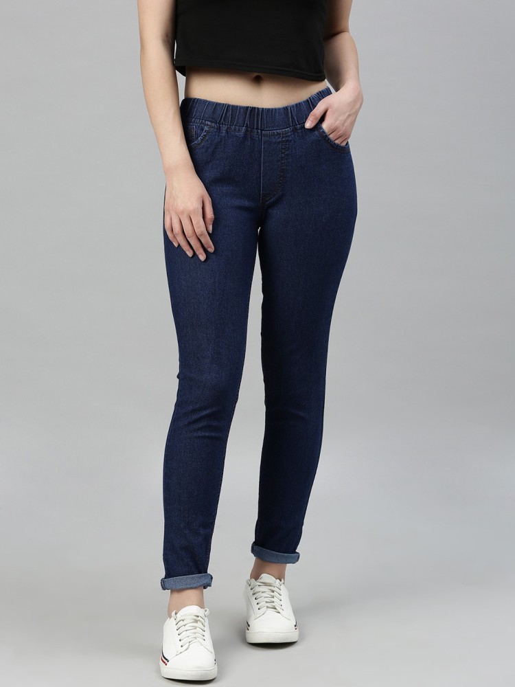 Hosiery Dark Blue Jeggings, Size: S & L at best price in New Delhi