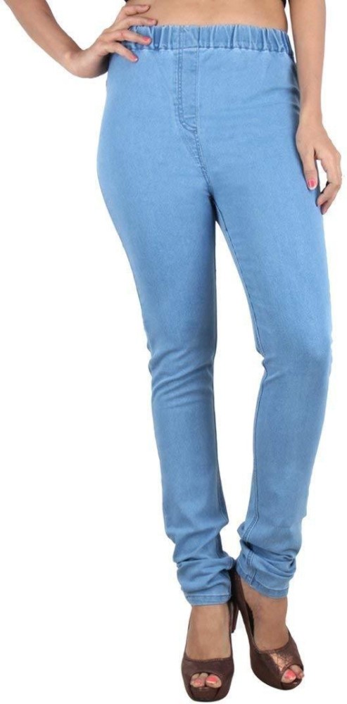 Outerwear Light Blue Jegging Price in India Buy Outerwear Light Blue Jegging online at Flipkart