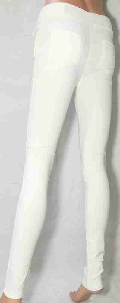 Zara hotsell white leggings