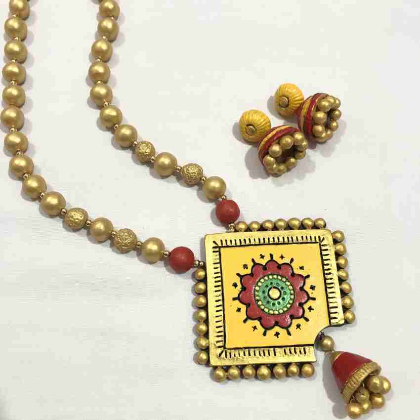 Flipkart on sale terracotta jewellery