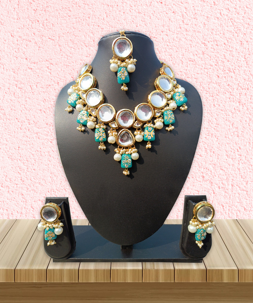Ritz jewels store Alloy Blue Jewellery Set Price in India Buy Ritz jewels store Alloy Blue Jewellery Set Online at Best Prices in India Flipkart